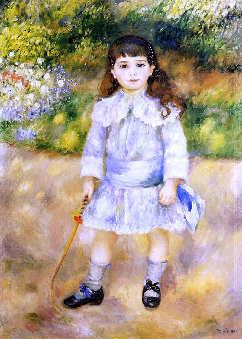 Pierre Auguste Renoir Child with a Whip - Hand Painted Oil Painting