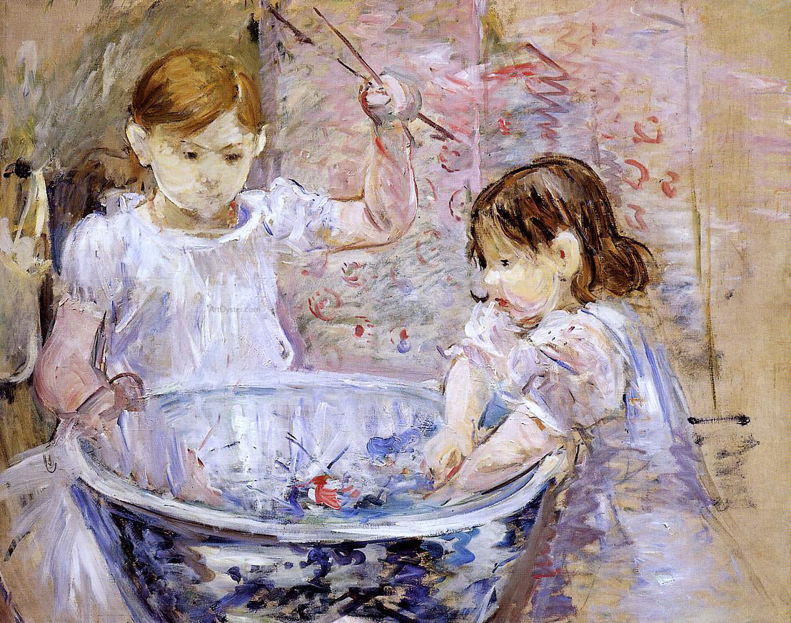  Berthe Morisot Children with a Bowl - Hand Painted Oil Painting