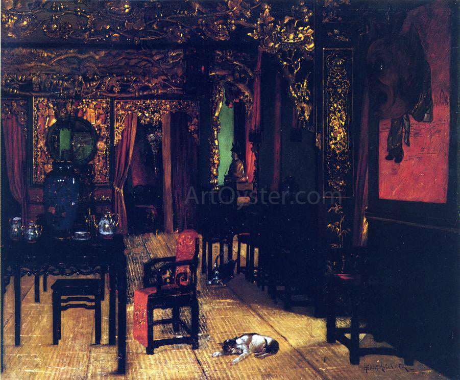  Henry Alexander Chinese Interior (also known as Chinese Restaurant) - Hand Painted Oil Painting