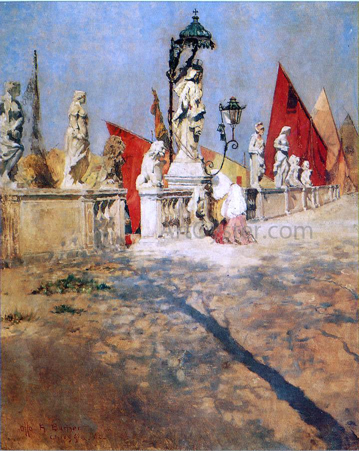 Otto Henry Bacher Chiogga - Hand Painted Oil Painting