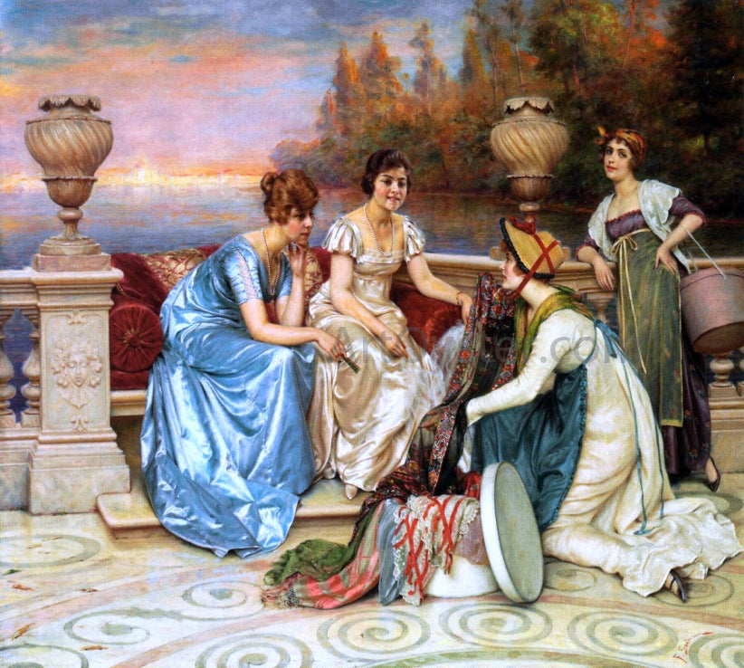 Charles Frederick Soulacroix Choosing the Finest - Hand Painted Oil Painting