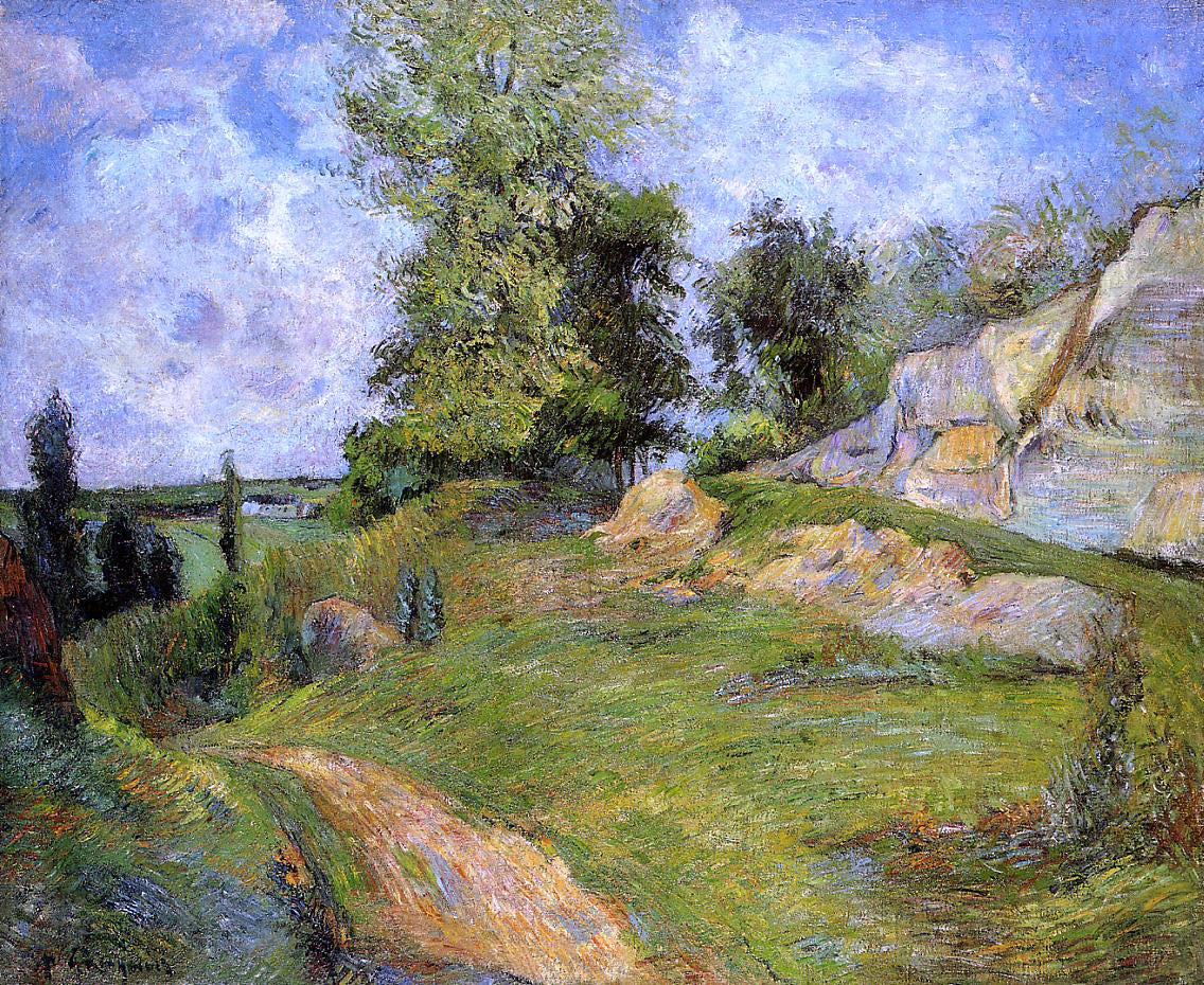 Paul Gauguin Chou Quarries at Pontoise - II - Hand Painted Oil Painting