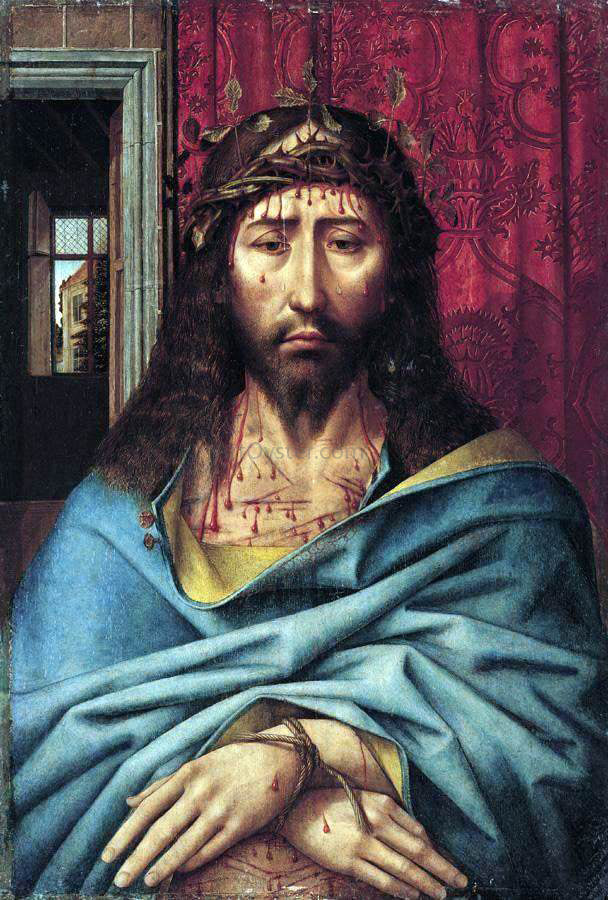 Colijn De Coter Christ as the Man of Sorrows - Hand Painted Oil Painting