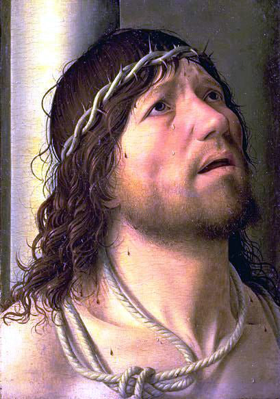Antonello Da Messina Christ at the Column (detail) - Hand Painted Oil Painting