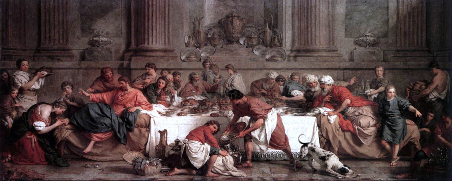 Pierre Subleyras Christ at the House of Simon the Pharisee - Hand Painted Oil Painting
