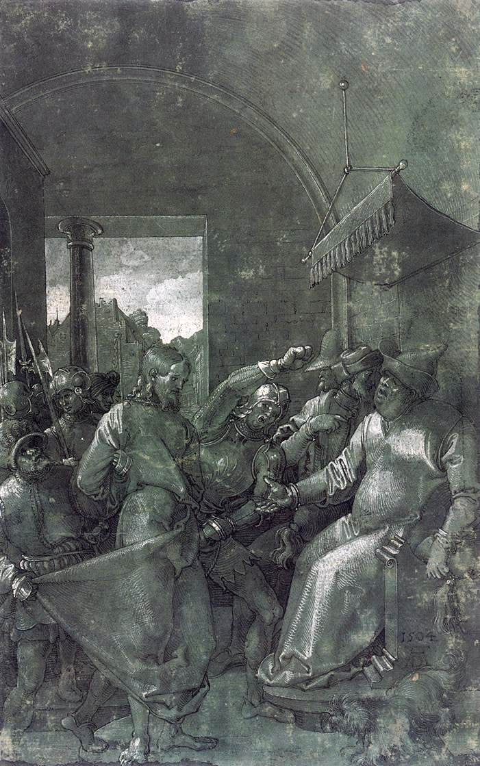 Albrecht Durer Christ before Caiaphas - Hand Painted Oil Painting
