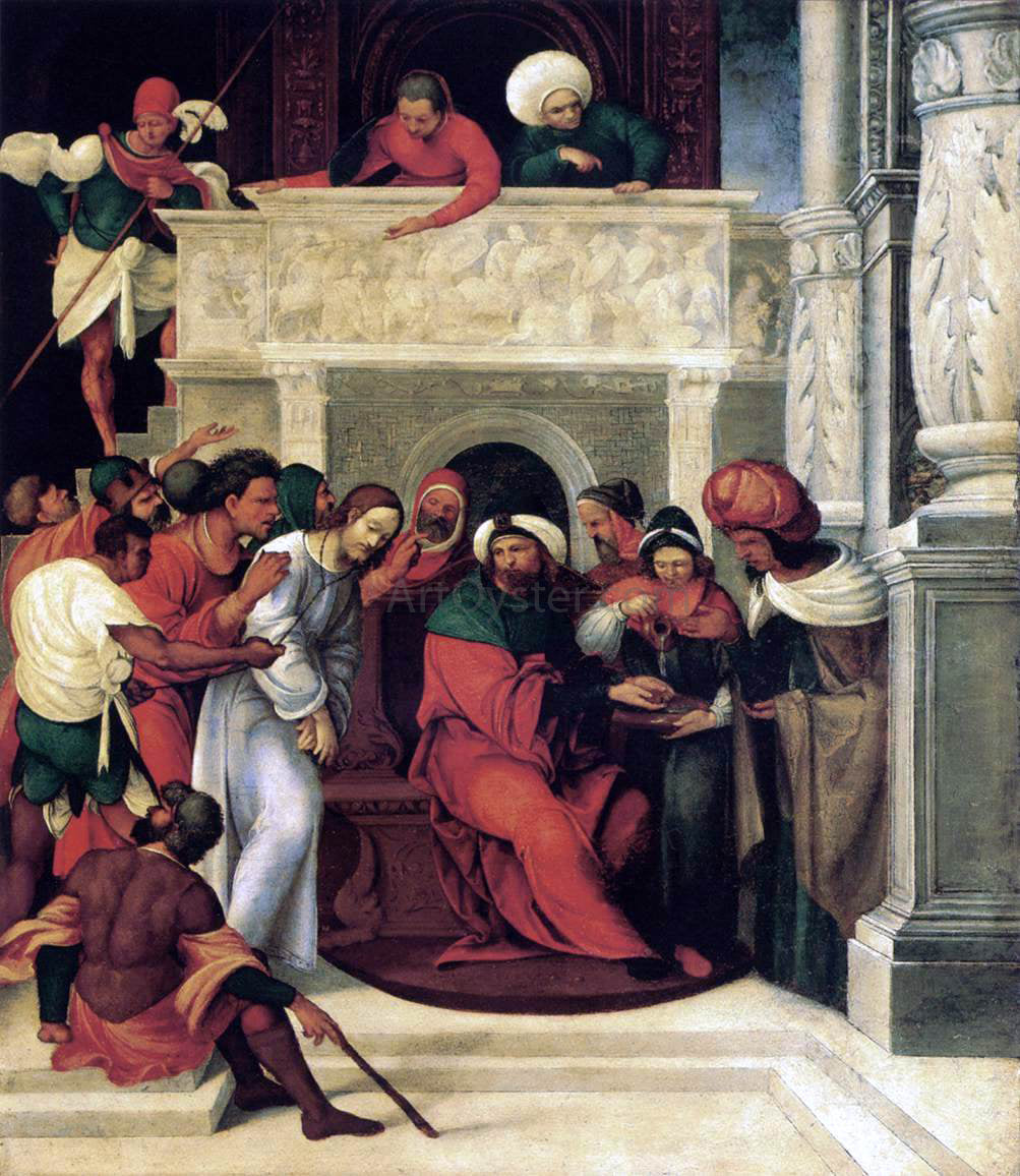 Ludovico Mazzolino Christ before Pilate - Hand Painted Oil Painting