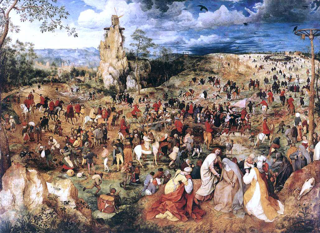 The Elder Pieter Bruegel Christ Carrying the Cross - Hand Painted Oil Painting