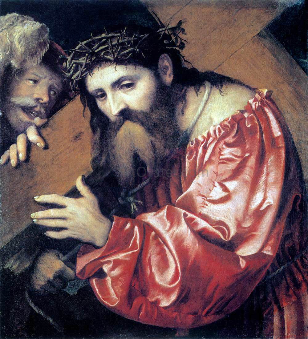 Girolamo Romanino Christ Carrying the Cross - Hand Painted Oil Painting