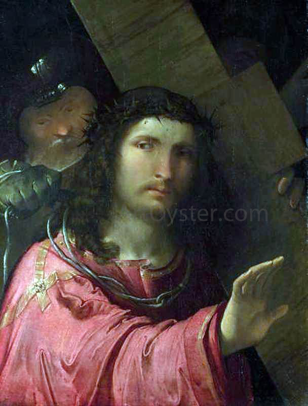 Altobello Melone Christ Carrying the Cross - Hand Painted Oil Painting