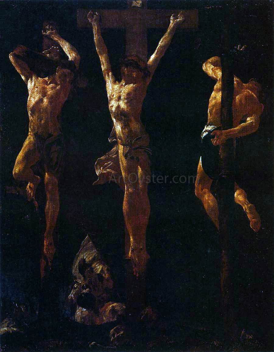  Giovanni Battista Piazzetta Christ Crucified Between the Two Thieves - Hand Painted Oil Painting