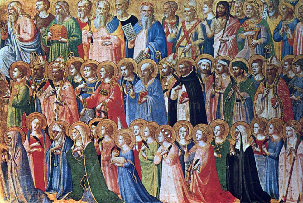 Fra Angelico Christ Glorified in the Court of Heaven - Hand Painted Oil Painting