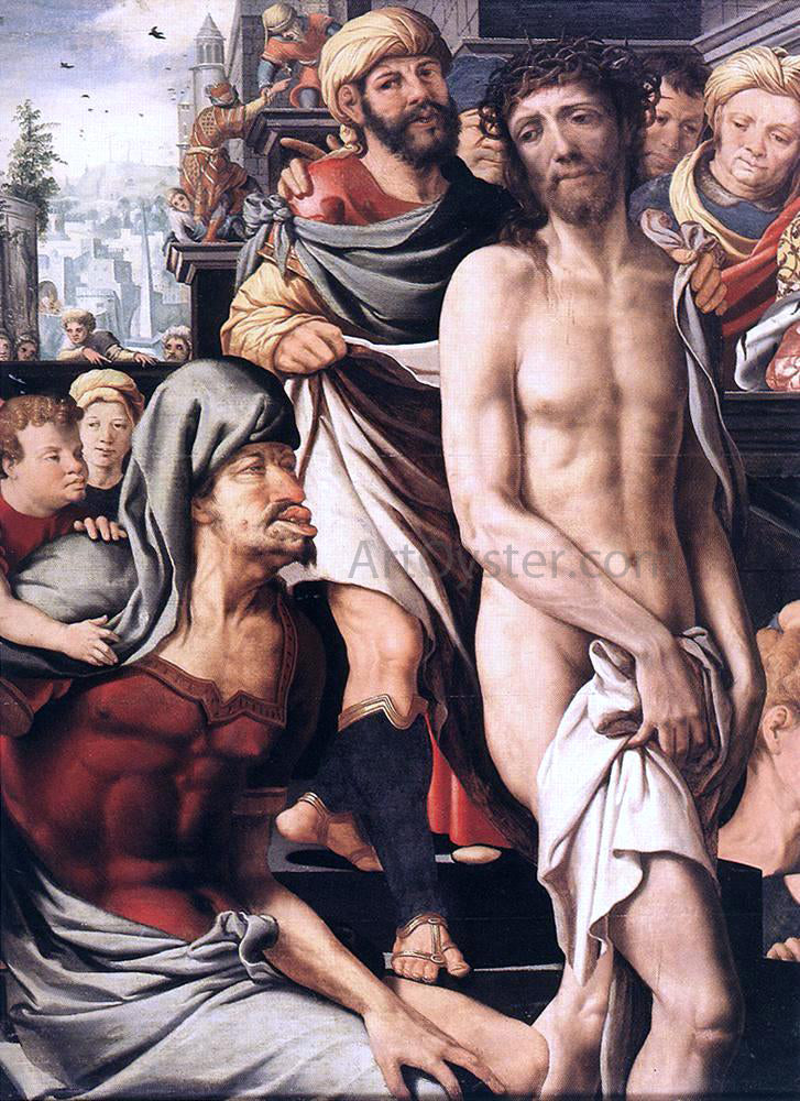 Jan Sanders Van Hemessen Christ Mocked (detail) - Hand Painted Oil Painting
