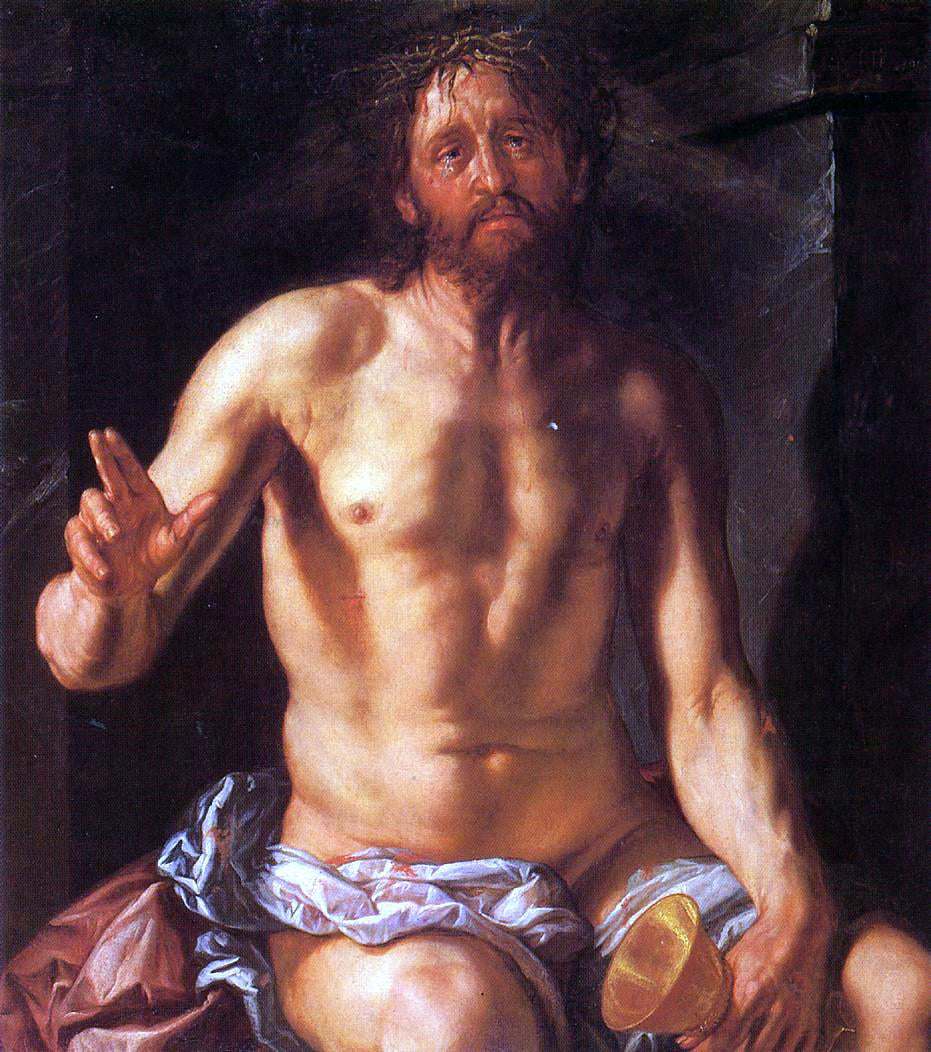 Hendrick Goltzius Christ the Redeemer - Hand Painted Oil Painting