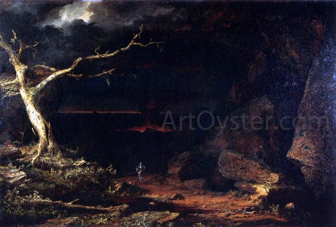 Frederic Edwin Church Christian on the Borders of the "Valley of the Shadow of Death," Pilgrim's Progress - Hand Painted Oil Painting