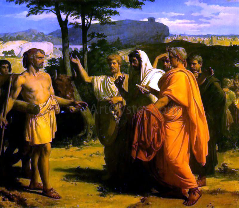 Alexandre Cabanel Cincinnatus Receiving Deputies of the Senate - Hand Painted Oil Painting