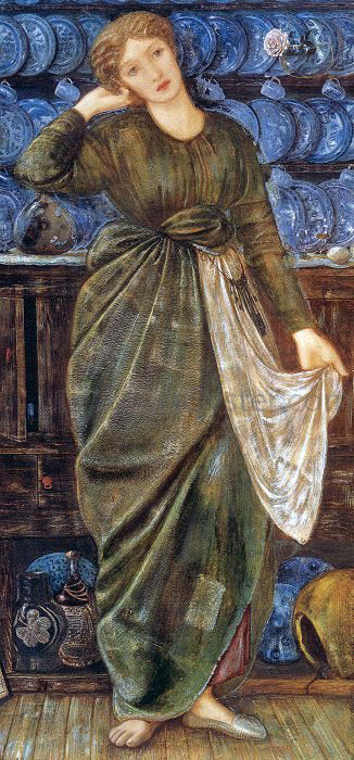  Sir Edward Burne-Jones Cinderella - Hand Painted Oil Painting