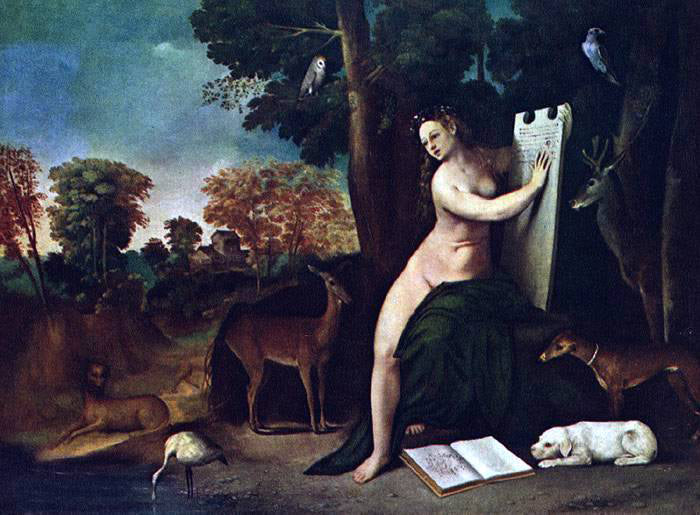 Dosso Dossi Circe and her Lovers in a Landscape - Hand Painted Oil Painting