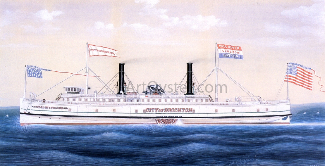 James Bard City of Brockton - Hand Painted Oil Painting