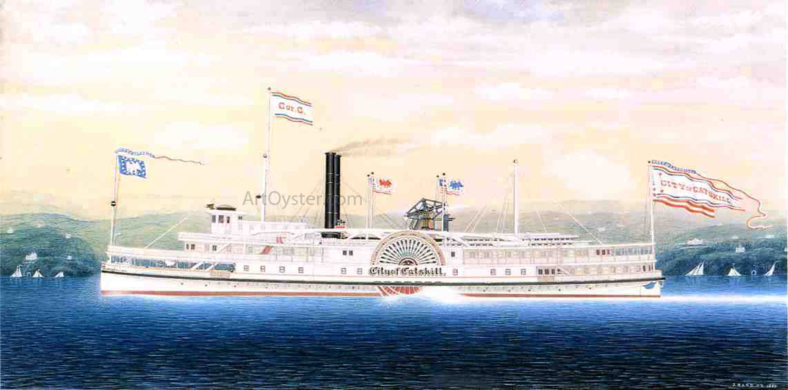 James Bard City of Catskill - Hand Painted Oil Painting