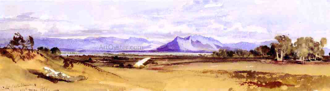 Edward Lear Civita Castellana - Hand Painted Oil Painting