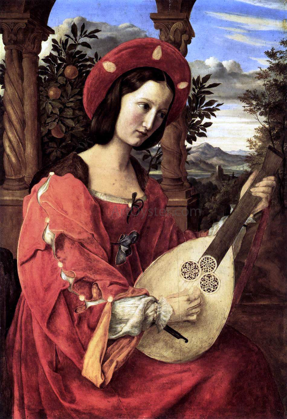Julius Schnorr Von Carolsfeld Clara Bianca von Quandt - Hand Painted Oil Painting