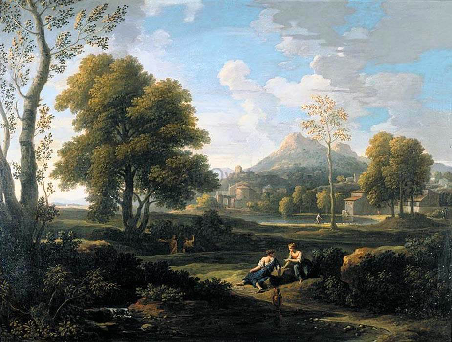 Jan Frans Van Bloemen Classical Landscape - Hand Painted Oil Painting