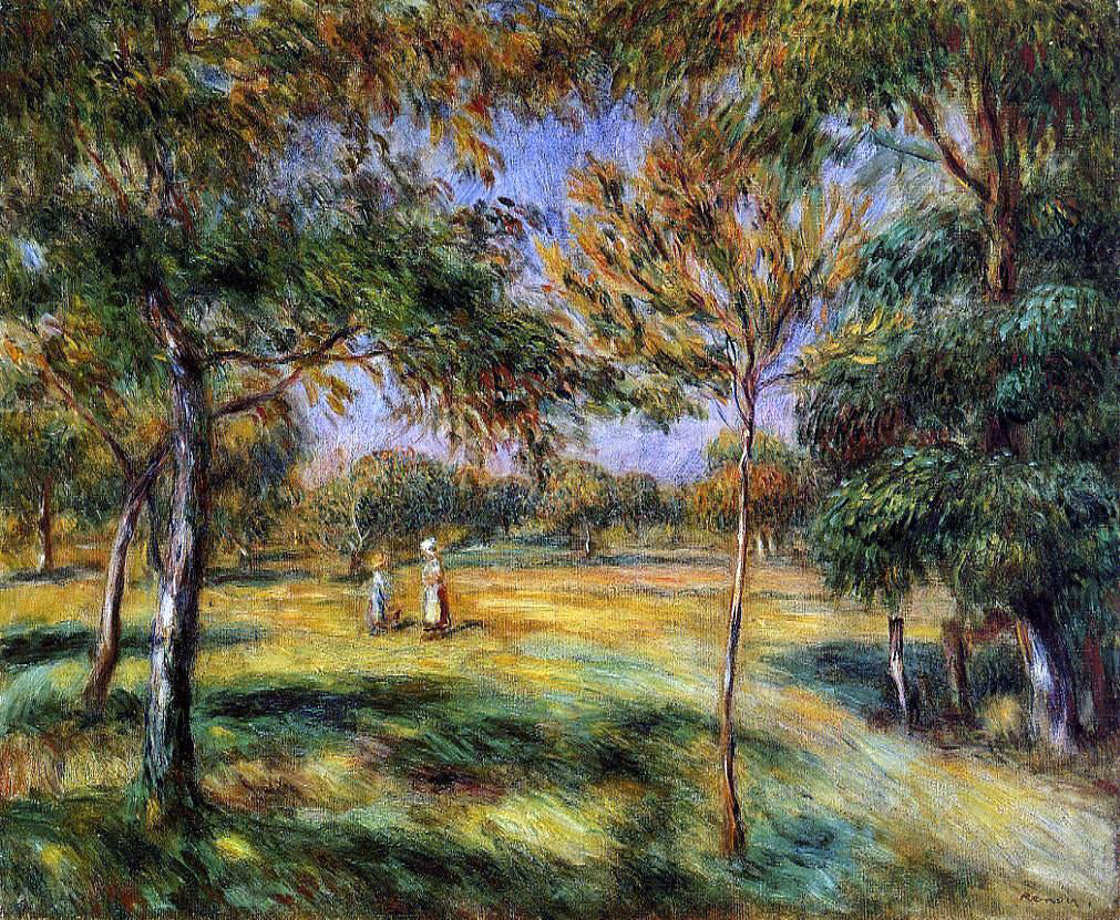  Pierre Auguste Renoir Clearing - Hand Painted Oil Painting