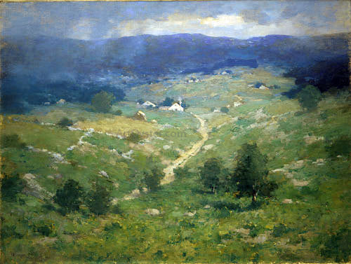Charlotte Buell Coman Clearing Off - Hand Painted Oil Painting