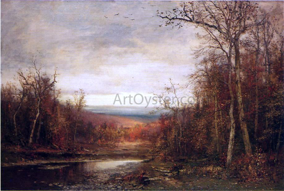 Jervis McEntee Clearing Skies - Hand Painted Oil Painting