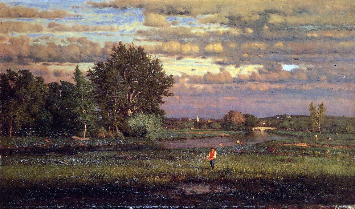 George Inness Clearing Up - Hand Painted Oil Painting
