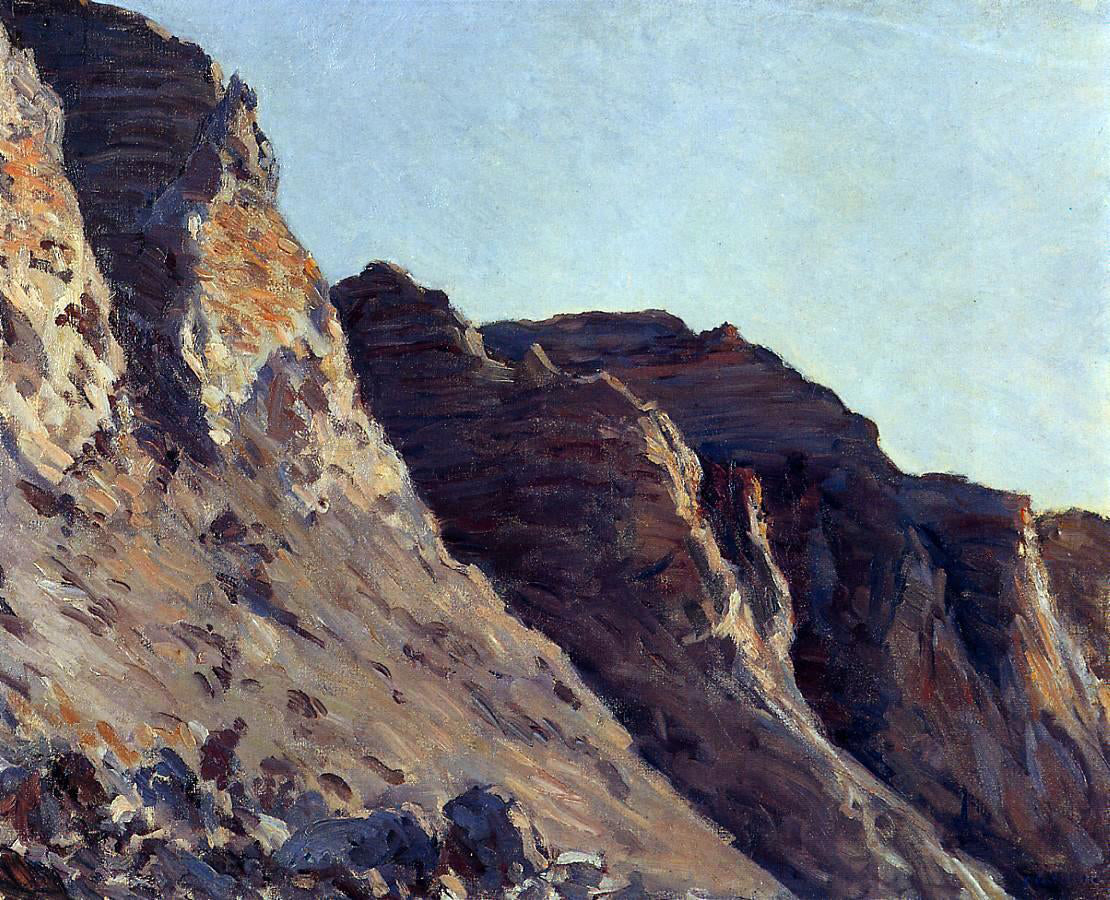 Gustave Caillebotte Cliff at Villers-sur-Mer - Hand Painted Oil Painting