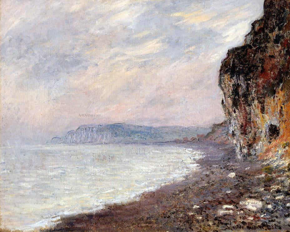 Claude Oscar Monet Cliffs at Pourville in the Fog - Hand Painted Oil Painting