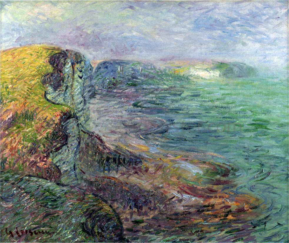 Gustave Loiseau Cliffs at Yport - Hand Painted Oil Painting