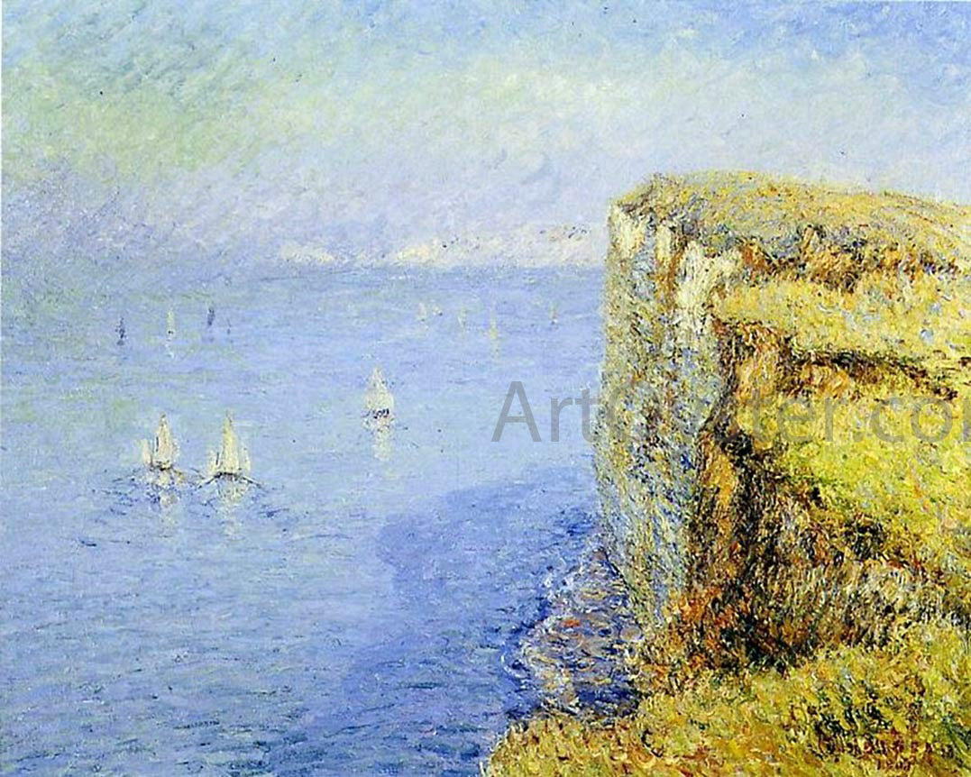 Gustave Loiseau Cliffs by the Sea - Hand Painted Oil Painting