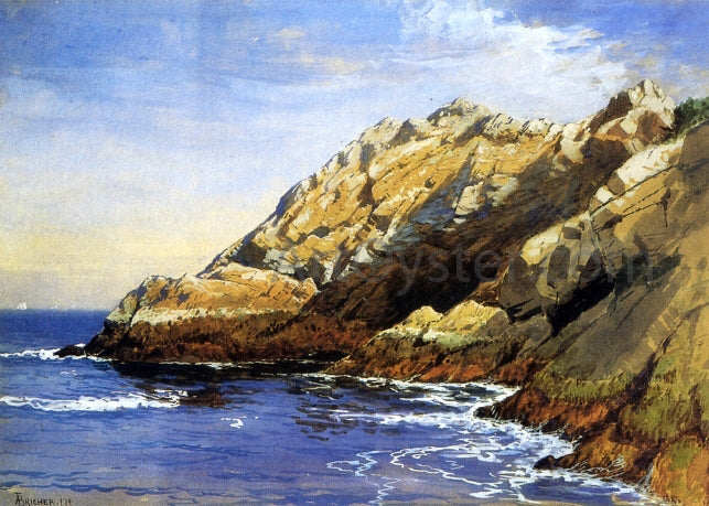 Alfred Thompson Bricher Cliffs, Dana's Island - Hand Painted Oil Painting