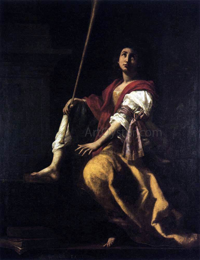 Giovanni Baglione Clio - Hand Painted Oil Painting