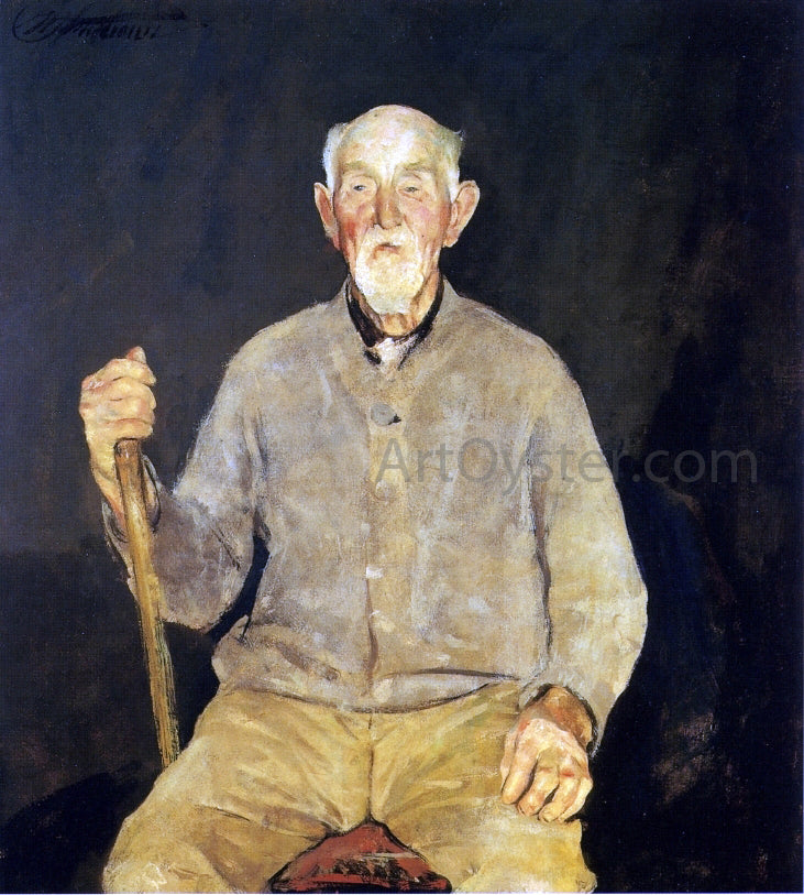 Charles Webster Hawthorne Clipper Ship Captain - Hand Painted Oil Painting