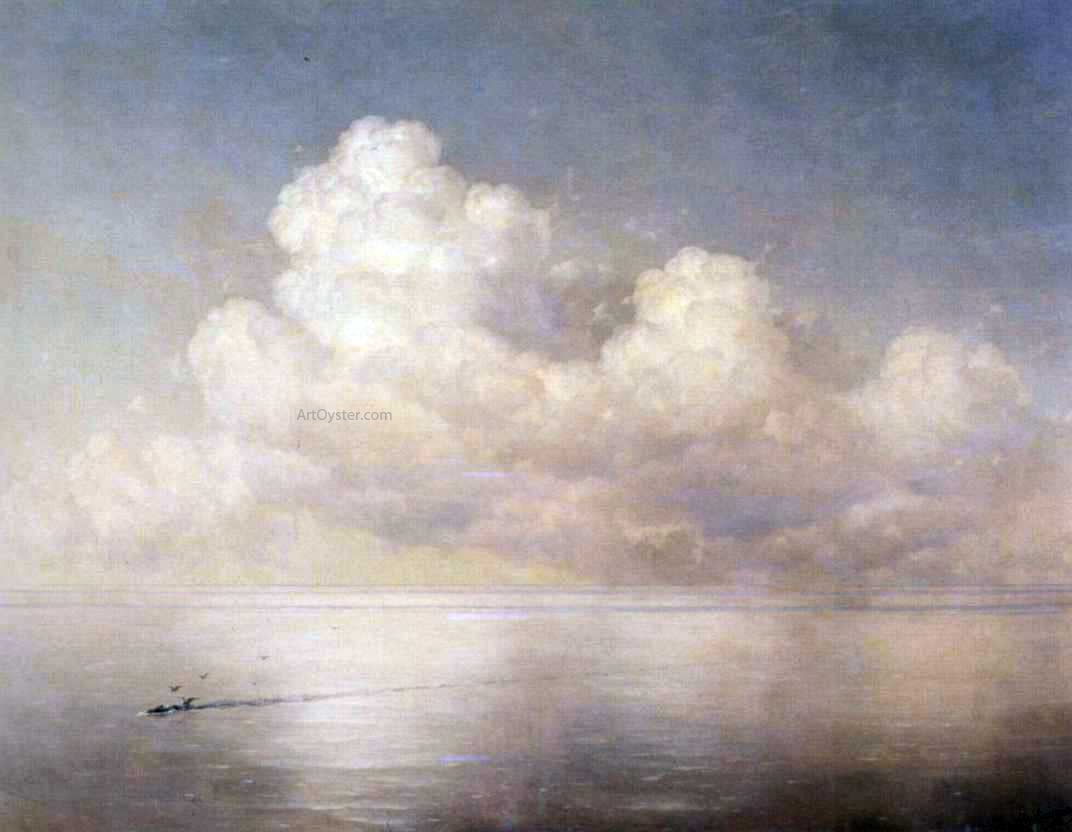 Ivan Constantinovich Aivazovsky Clouds Above a Sea, Calm - Hand Painted Oil Painting