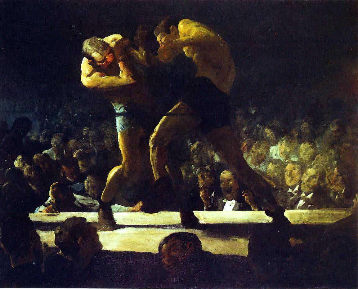 George Wesley Bellows Club Night - Hand Painted Oil Painting