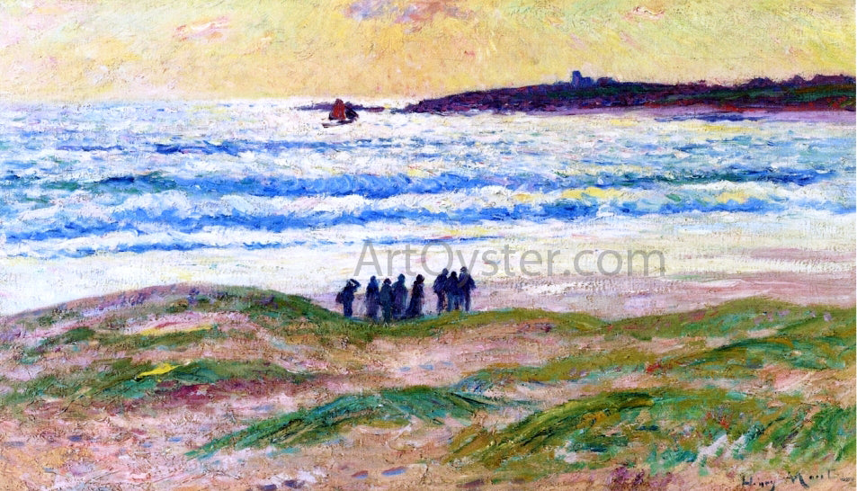 Henri Moret Coast of Brittany - Hand Painted Oil Painting