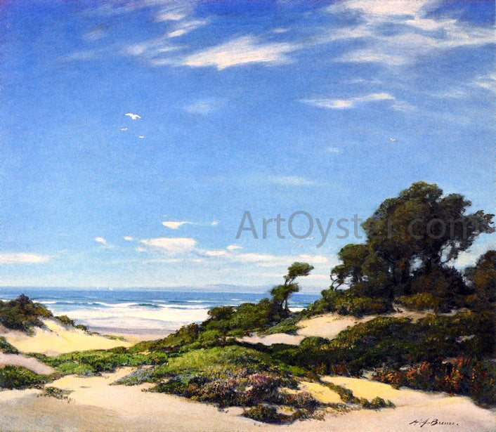 Henry Breuer Coast of Carmel - Hand Painted Oil Painting