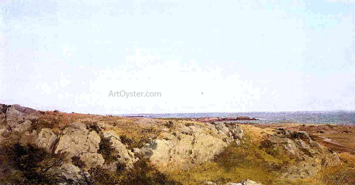John Frederick Kensett Coast Scene - Hand Painted Oil Painting