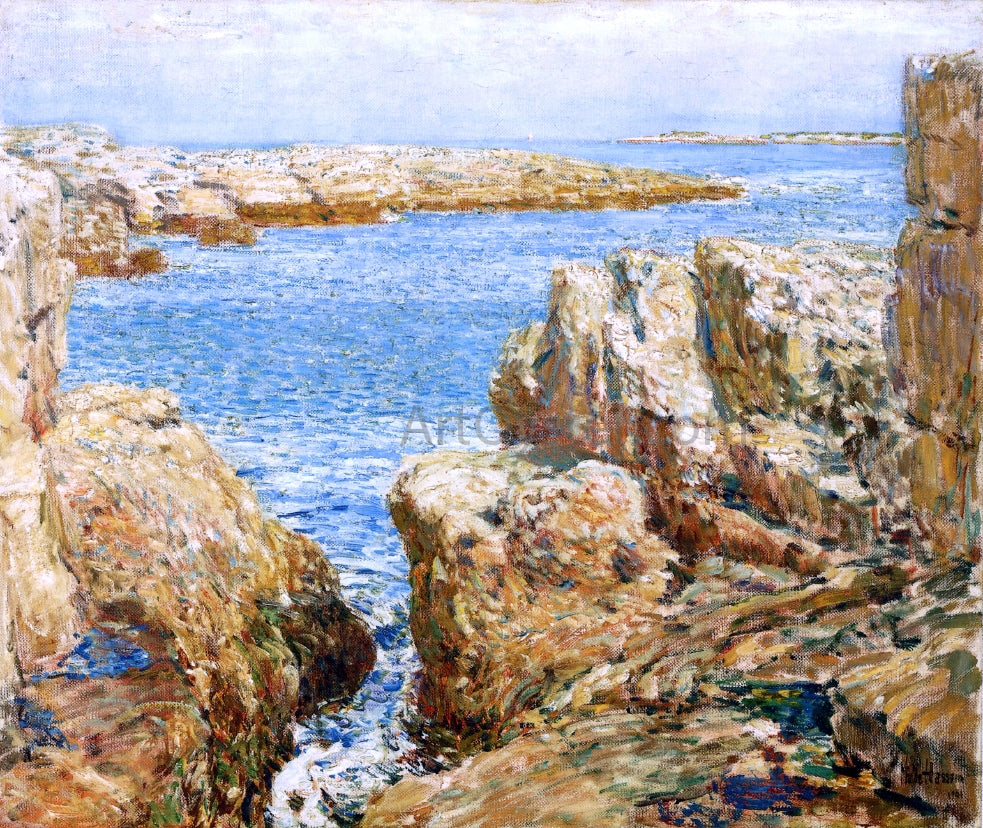 Frederick Childe Hassam A Coast Scene, Isles of Shoals - Hand Painted Oil Painting