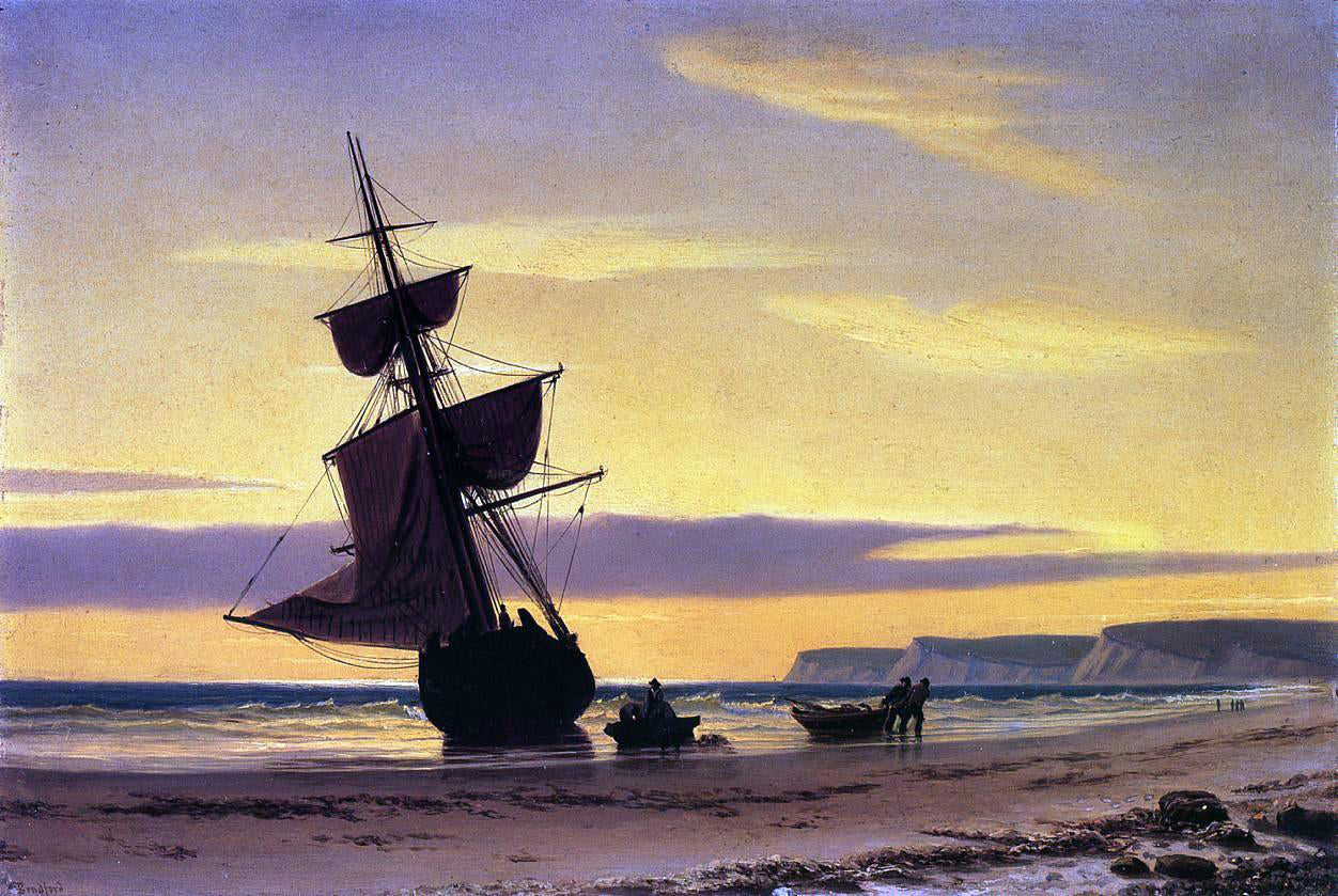 William Bradford Coastal Scene - Hand Painted Oil Painting