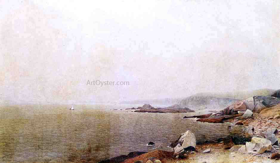  James Augustus Suydam Coastal View - Hand Painted Oil Painting