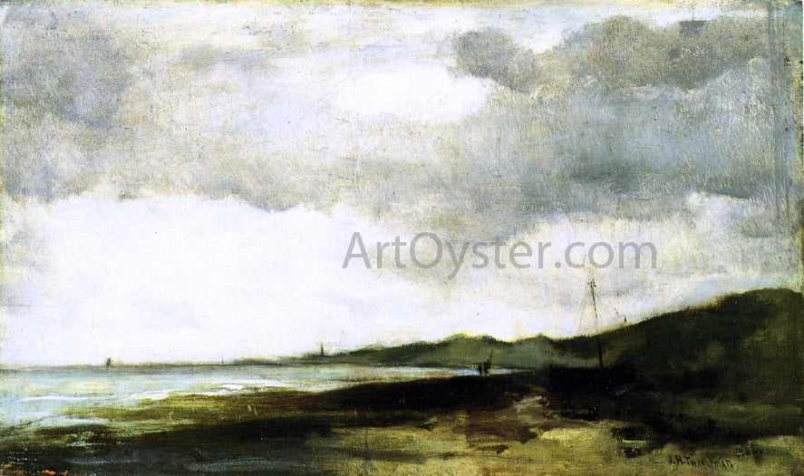 John Twachtman Coastal View - Hand Painted Oil Painting