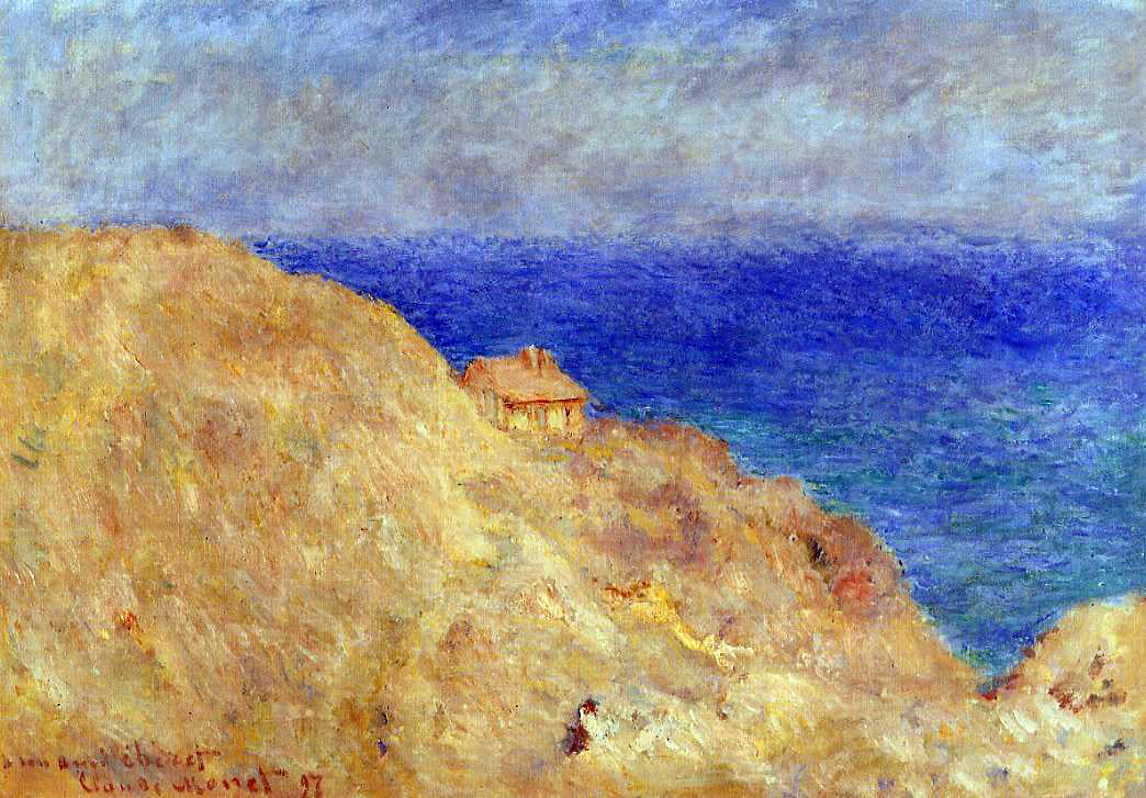 Claude Oscar Monet Coastguard Cabin - Hand Painted Oil Painting