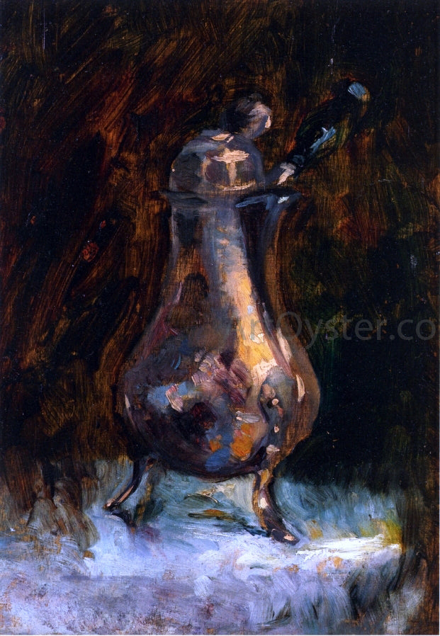 Henri De Toulouse-Lautrec Coffee Pot - Hand Painted Oil Painting