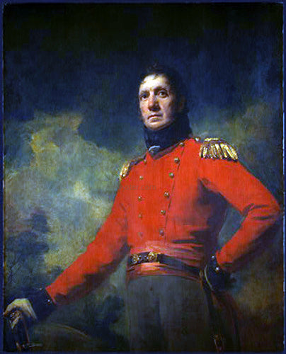 Sir Henry Raeburn Colonel Francis James Scott - Hand Painted Oil Painting